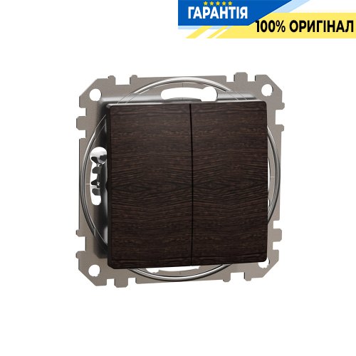Переключатель 2-кл Schneider Electric «Sedna Elements» SDD181108 (цвет - венге)