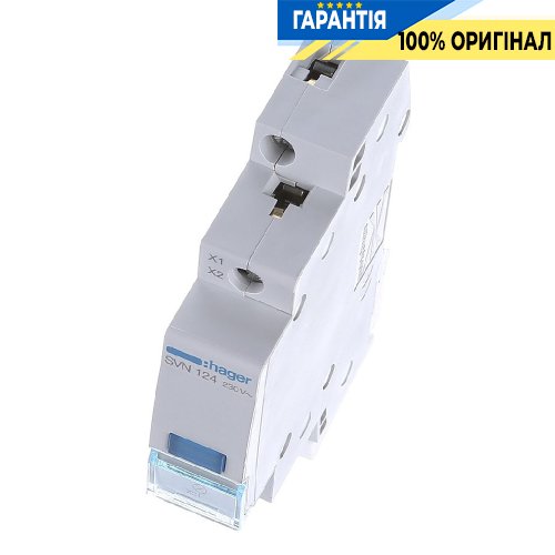 Індикатор світлодіодний LED 230V синій для DIN-рейки Hager SVN124