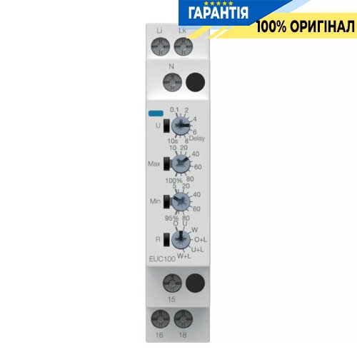 Реле контроля тока 1-фазное 1P+N 1ПК Hager EUC100