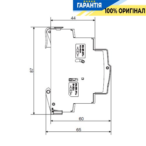 Додаткові контакти для контакторів Hager ESC080 1н.о. + 1н.з. 2А 250В