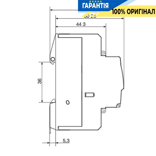 Контактор безшумний силовий Hager ESC440S 230В 40А 4Н.О