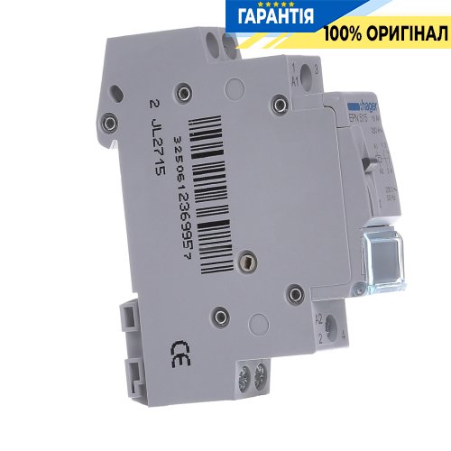Імпульсне реле Hager EPN515 16А 1НО+1НЗ 230V AC/110V DC 3500W