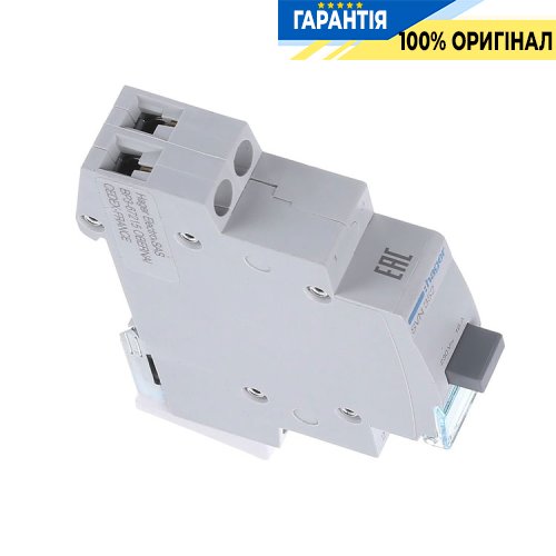 Вимикач кнопковий 230В 16А 1НО+1НЗ Hager SVN352