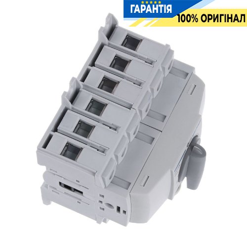 Переключатель трёхпозиционный модульный I-0-II, 3 полюса, 63А, до 35мм², HIM306 Hager