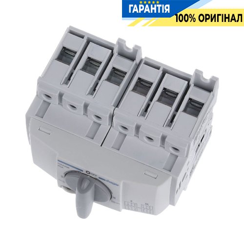 Переключатель трёхпозиционный модульный I-0-II, 3 полюса, 63А, до 35мм², HIM306 Hager