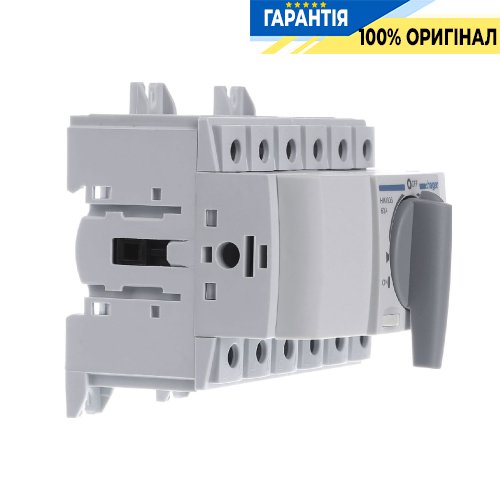 Переключатель трёхпозиционный модульный I-0-II, 3 полюса, 63А, до 35мм², HIM306 Hager