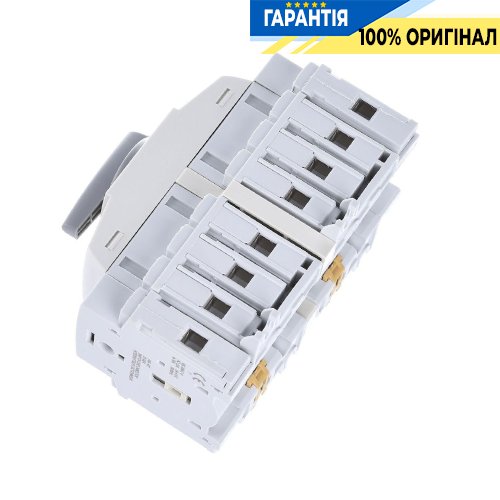 Перемикач трипозиційний модульний I-0-II 4 полюси 20А до 16мм² HIM402 Hager