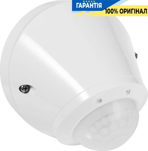 Датчик движения Legrand 48943 для стены и потолка, 360°, IP55, белый