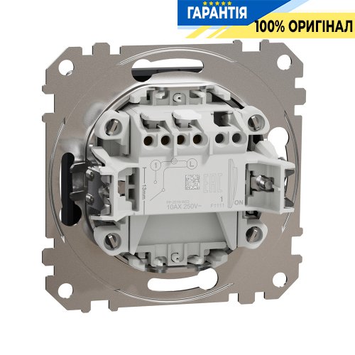 Карточный выключатель 10А, Schneider Electric «Sedna Design» SDD114121 (цвет - черный)