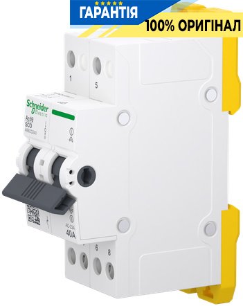 Перемикач 3-позиційний (I-0-II) iSSW Acti9, 2 полюси, 40 А, 400/415 В, Schneider Electric A9SCO240