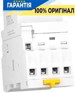 Контактор Schneider Electric 25A 400V 4НО котушка 220-240V AC DIN Acti9 iCTK A9C40425