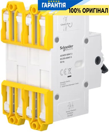 Перемикач 3-позиційний (I-0-II) iSSW Acti9, 2 полюси, 63 А, 400/415 В, Schneider Electric A9SCO263