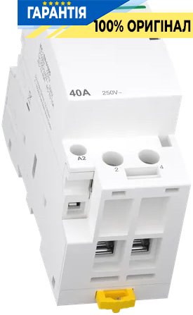Контактор Schneider Electric 40A 250V 2НО котушка 220-240V AC DIN Acti9 iCTK A9C40240