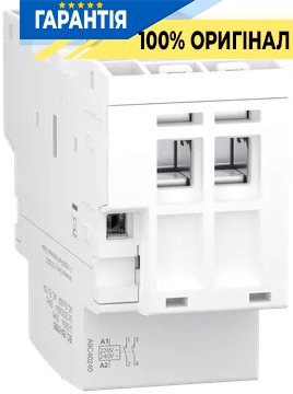 Контактор Schneider Electric 40A 250V 2НО котушка 220-240V AC DIN Acti9 iCTK A9C40240