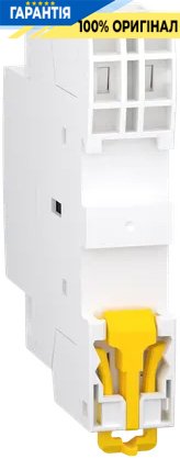 Контактор Schneider Electric 25A 250V 1НО котушка 230-240V AC DIN Acti9 iCTK A9C40125