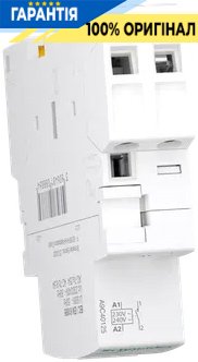 Контактор Schneider Electric 25A 250V 1НО котушка 230-240V AC DIN Acti9 iCTK A9C40125