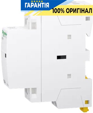 Контактор Schneider Electric 16A 250V 2НО котушка 230-240V AC DIN Acti9 iCTK A9C40216