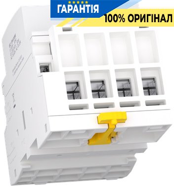 Контактор Schneider Electric 63A 400V 4НО котушка 220-240V AC DIN Acti9 iCTK A9C40463