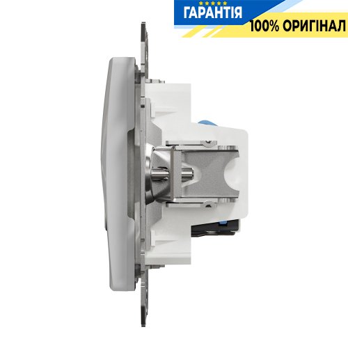Розетка телекомунікаційна RJ45+RJ11 6UTP Schneider Electric Sedna Design SDD113468 (колір - алюміній)