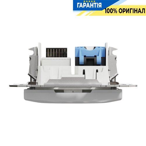 Розетка телекомунікаційна RJ45+RJ11 6UTP Schneider Electric Sedna Design SDD113468 (колір - алюміній)