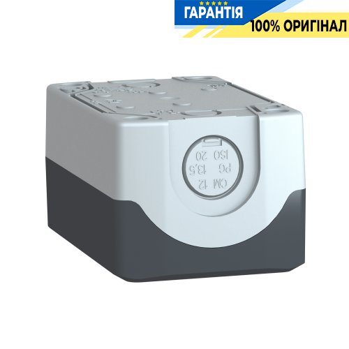 Порожній сірий кнопковий пост на 2 отвори Harmony XALD Schneider Electric XALD02