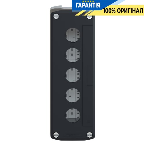 Порожній сірий кнопковий пост на 5 отворів Harmony XALD Schneider Electric XALD05