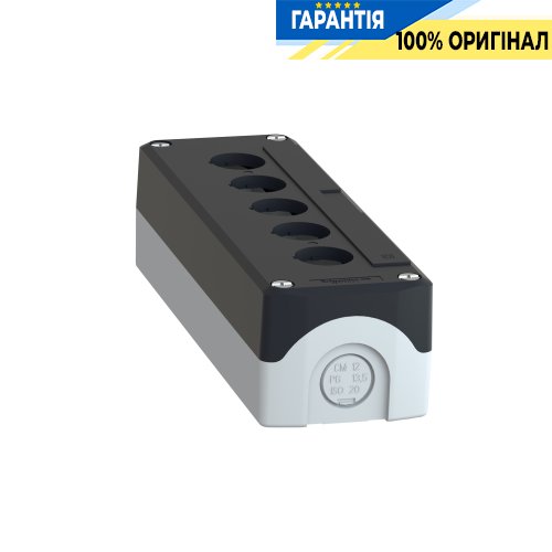 Порожній сірий кнопковий пост на 5 отворів Harmony XALD Schneider Electric XALD05