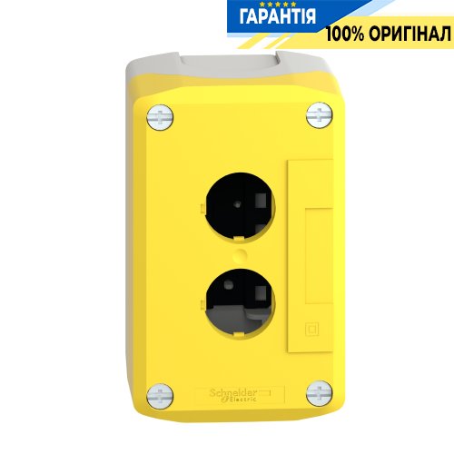 Порожній жовтий кнопковий пост Schneider Electric Harmony XALK, 2 отвори, код XALK02