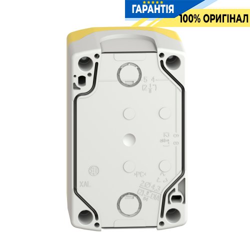 Порожній жовтий кнопковий пост Schneider Electric Harmony XALK, 2 отвори, код XALK02