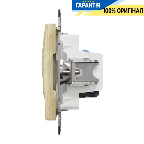 Розетка телекоммуникационная RJ45+RJ11 6UTP Schneider Electric «Sedna Elements» SDD180468 (цвет - береза)