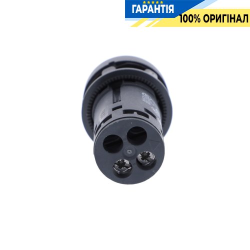 Кнопка Schneider Electric Harmony XB7NA21, моноблочна, 22 мм, чорна, пластик, пружинне повернення, 1 Н.О.