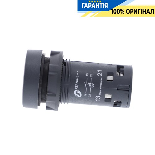 Кнопка Schneider Electric Harmony XB7NA45, моноблочна, 22 мм, червона, 1 Н.О. + 1 Н.З
