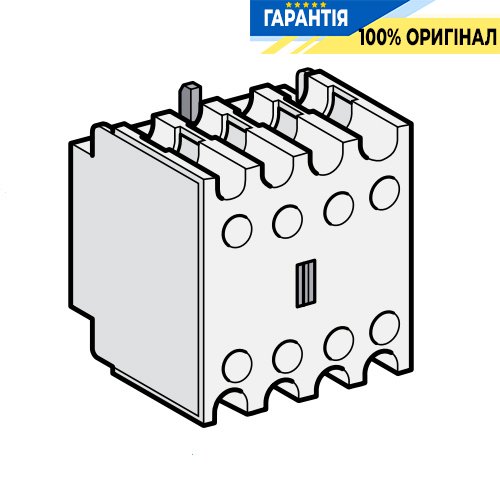 Контактный блок дополнительный Schneider Electric 2НО+2НЗ LAEN22, надежное расширение для коммутационных устройств