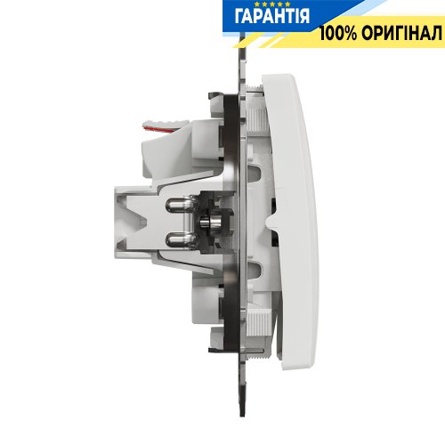 Кнопочный 2-кл выключатель 10A Schneider Electric «Sedna Design» SDD111118 (цвет - белый)