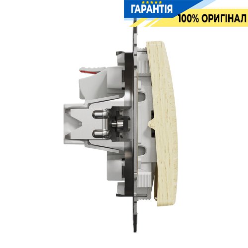 Кнопочный 2-кл выключатель 10A Schneider Electric «Sedna Elements» SDD180118 (цвет - береза)
