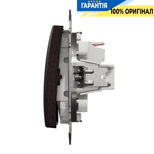 Кнопковий 2-кл вимикач 10A Schneider Electric Sedna Elements SDD181118 (колір - венге)